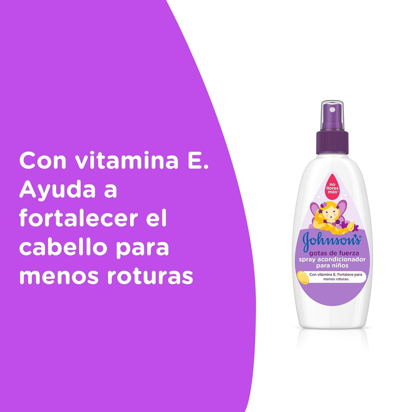 Johnson's Baby Strength Drops balzsam spray 200ml – Kifésülést nem igénylő spray puha, erős babahajért