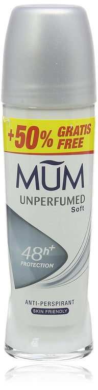 Mum Extra Fill illatmentes golyós dezodor 75 ml – 48 órás izzadásgátló érzékeny bőrre