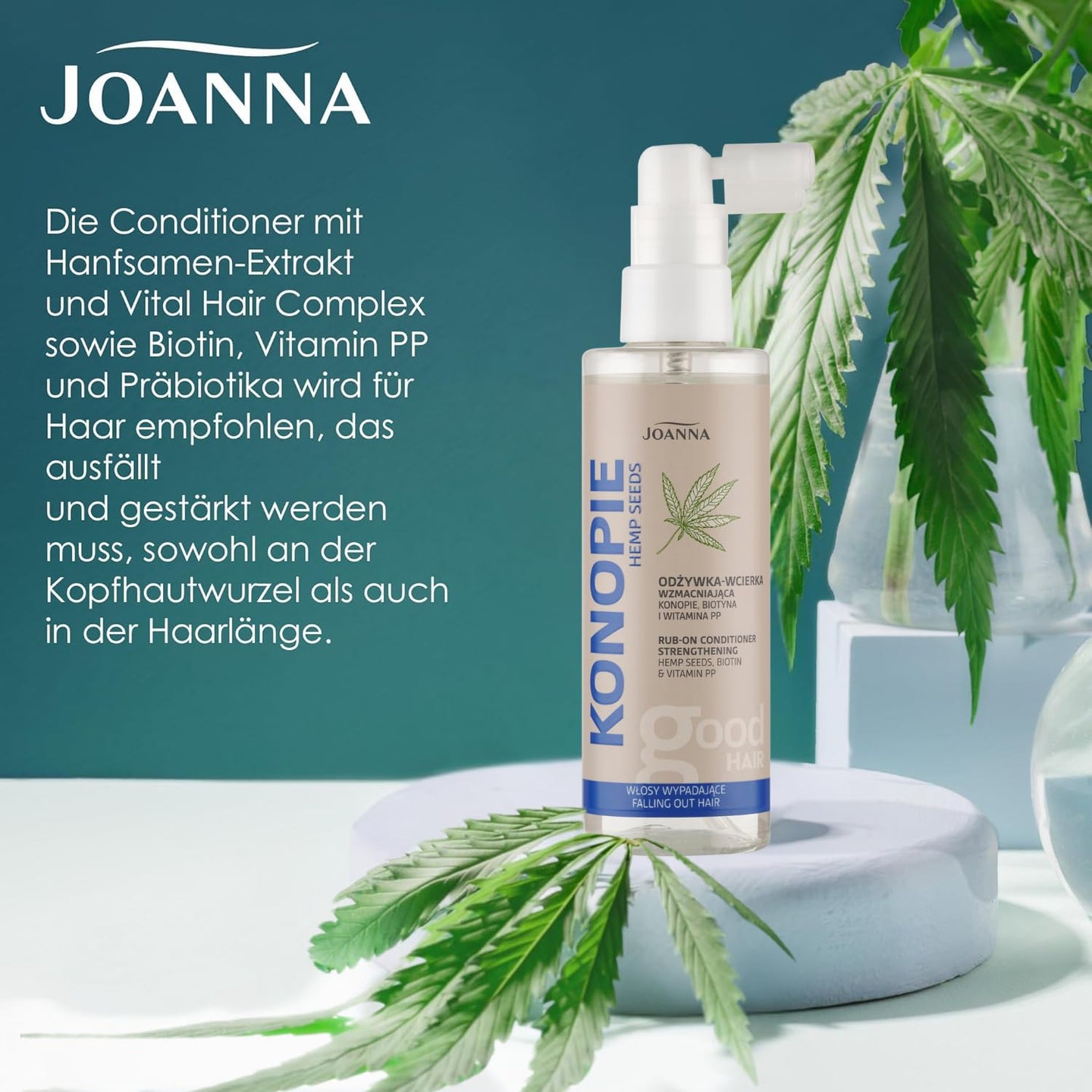 JOANNA Konopie Hair Care Hajbalzsam – Tápláló Kendermagos Hajápolás - 100ml