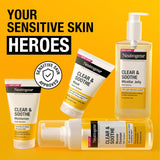 Neutrogena Curcuma Clear arctisztító nyugtató tisztítóhab – 150 ml