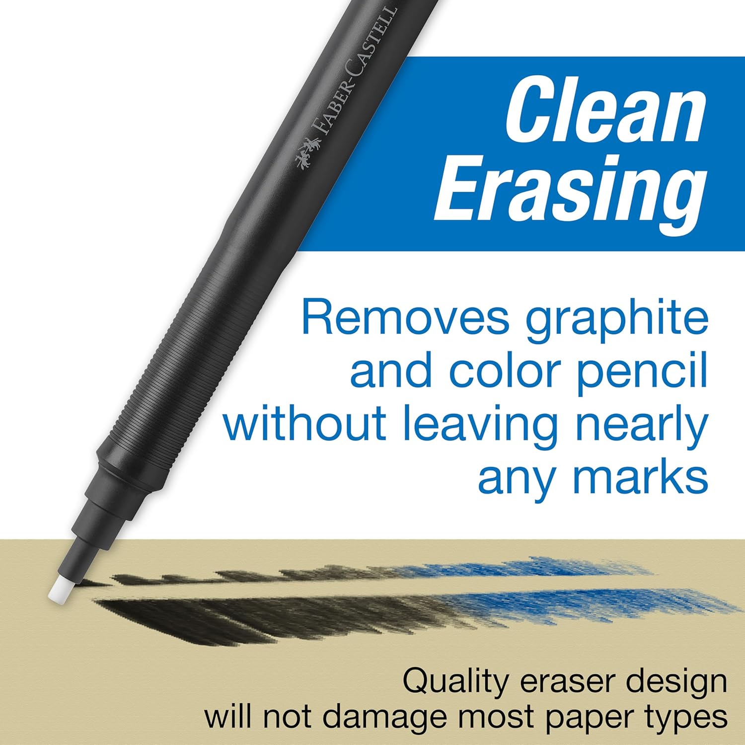 Faber‑Castell Automatic Precision Eraser with 4 Inserts