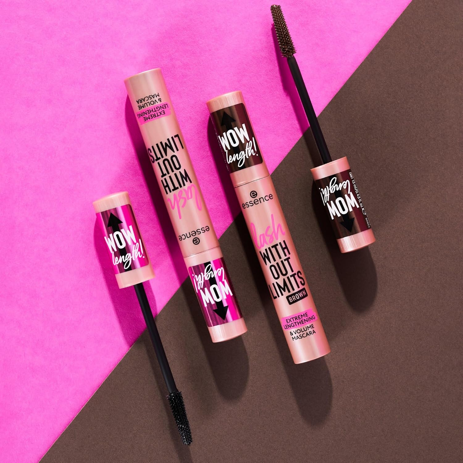 Essence Lash Határok Nélkül Extrém Hosszabbító és Volumennövelő Szempillaspirál - 13ml