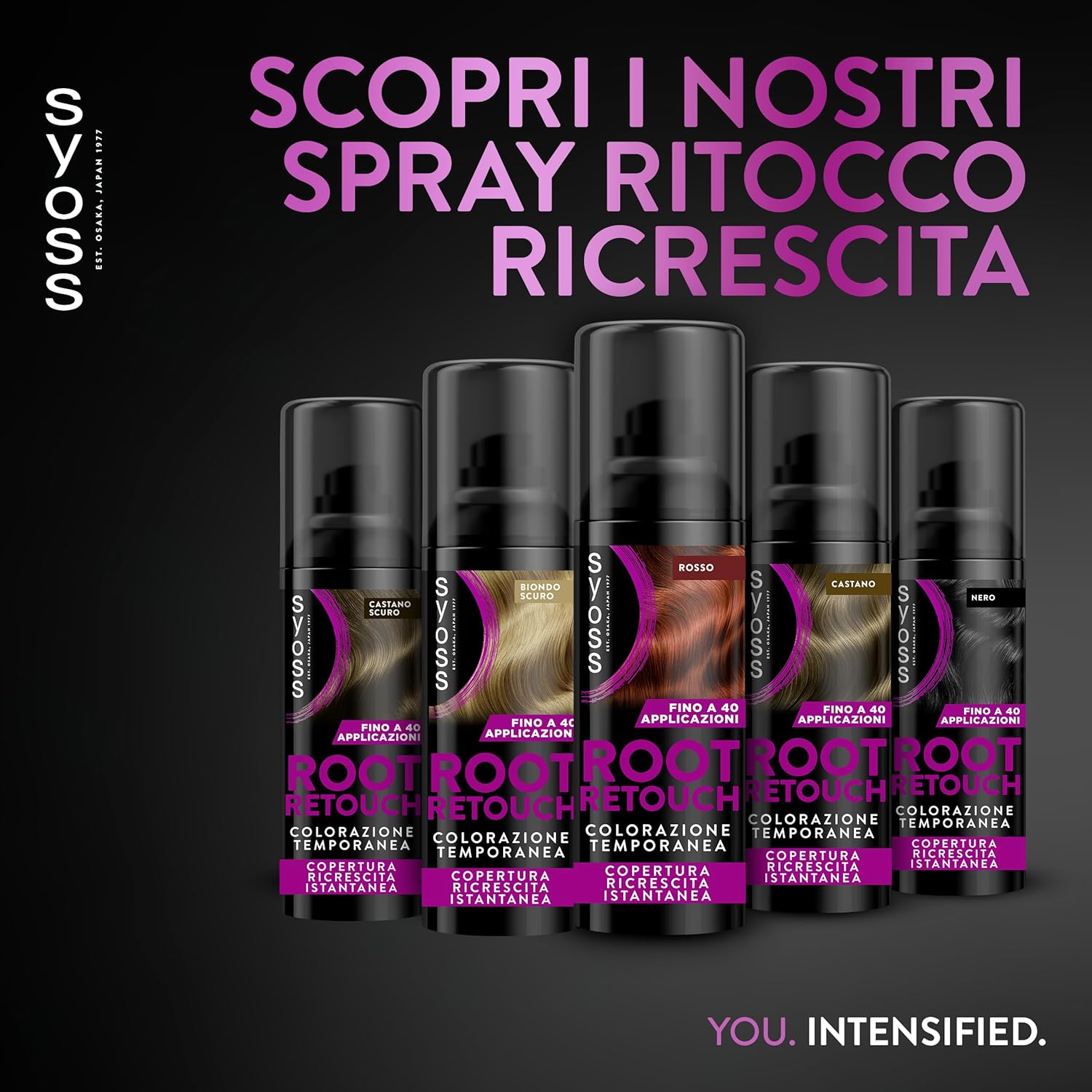 Syoss Root Retouch Ideiglenes Hajfesték Spray 120 ml, Ősz Haj és Hajnövekedés Retusálása, Eső- és Izzadságálló, Akár 40 Alkalmazásra Kibírja