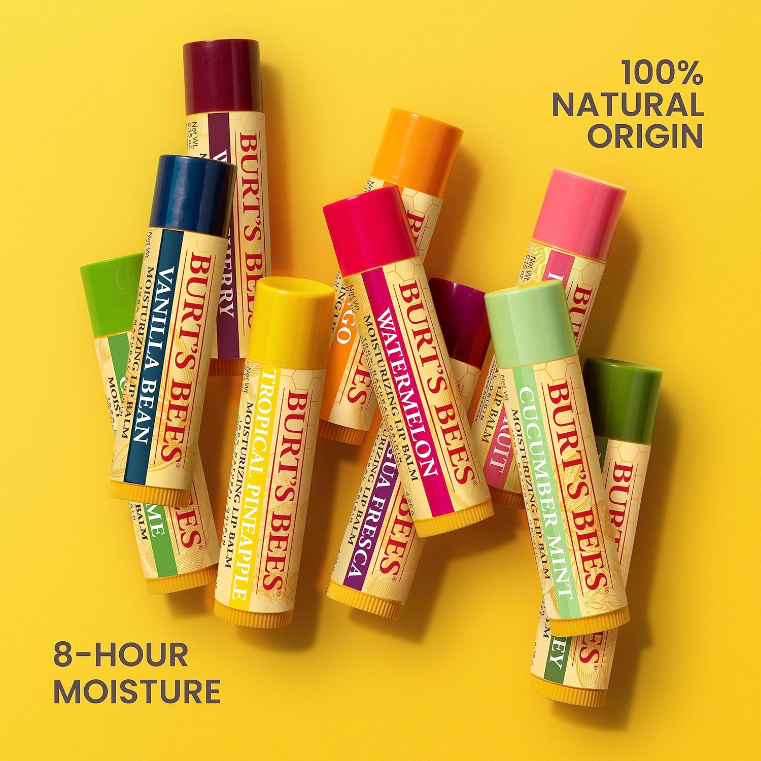 Burt's Bees méhviasz ajakbalzsam – 100%-ban természetes hidratáló tubus 0,15 oz (borsmenta és E-vitamin)