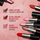 Rimmel London Lasting Finish Satin Lipstick 4g – Hosszantartó krémes ajakszín