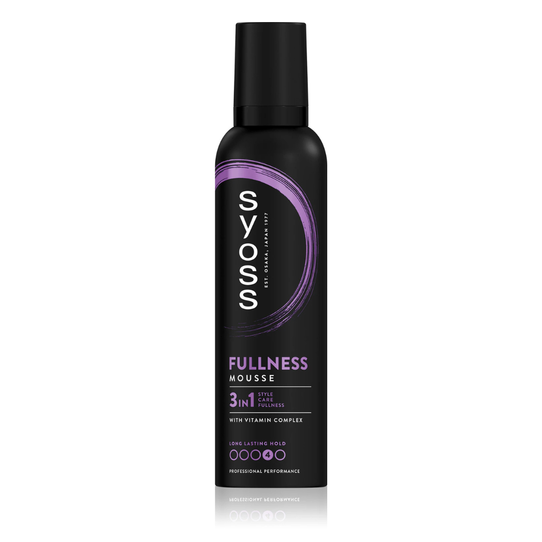 SYOSS Full Hair Hajhab 250 ml – Volumennövelő Hajhab a Dúsabb és Teltebb Hajért