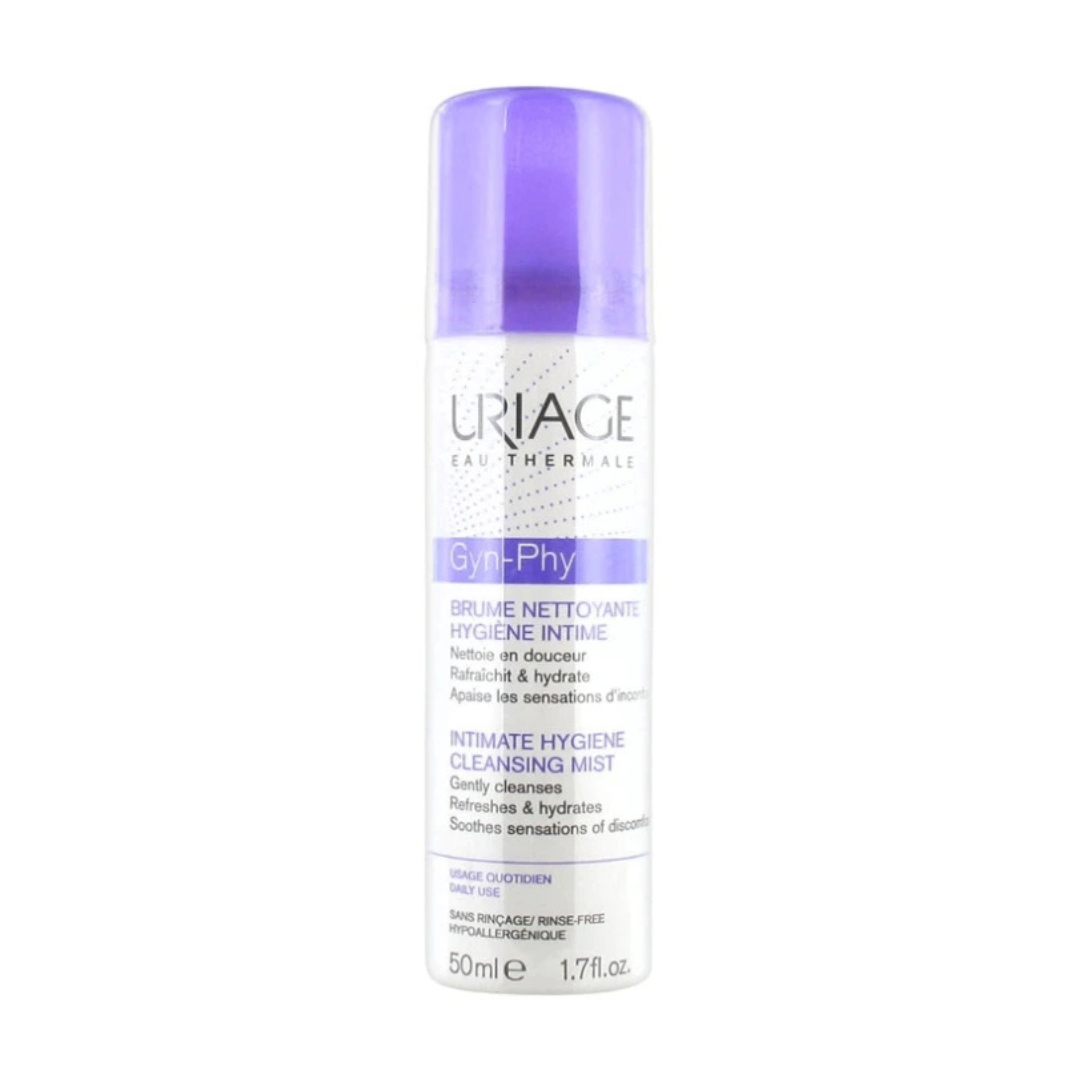 Uriage GYN-PHY Cleansing Spray Intimate Hygiene Mist 50 ml – Frissítő Intim Higiéniai Permet
