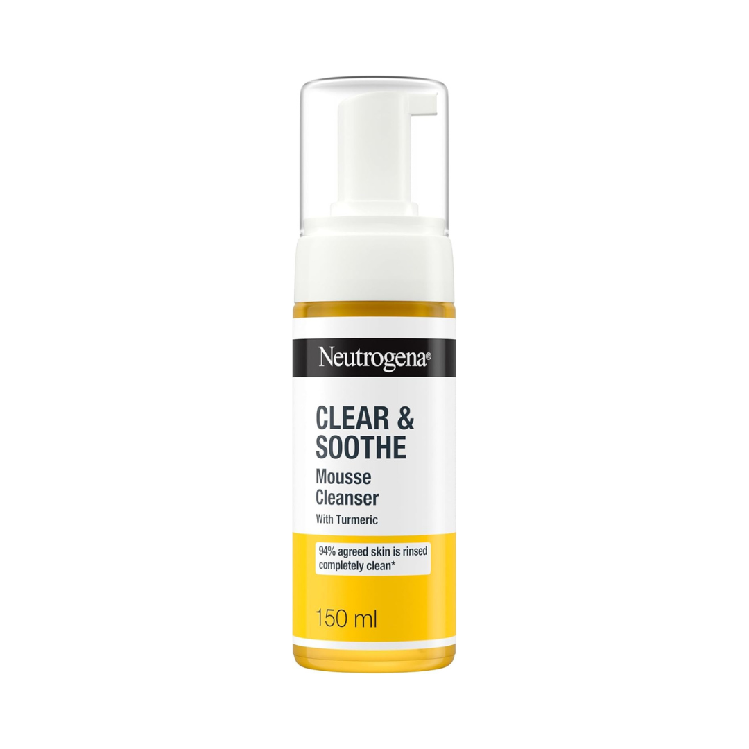 Neutrogena Curcuma Clear arctisztító nyugtató tisztítóhab – 150 ml