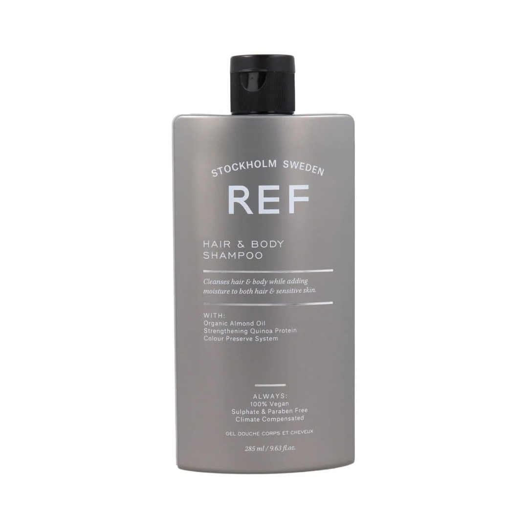 REF Haj- és testápoló 2 az 1-ben sampon és tusfürdő – 285 ml