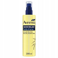 Aveeno Skin Relief Body Oil Spray 200 ml – Nyugtató Testolaj Spray Száraz és Viszkető Bőrre