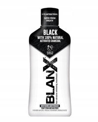 BlanX Black Mouthwash 500 ml – Fehérítő Szájvíz Aktív Szénnel és Izlandi Zuzmóval