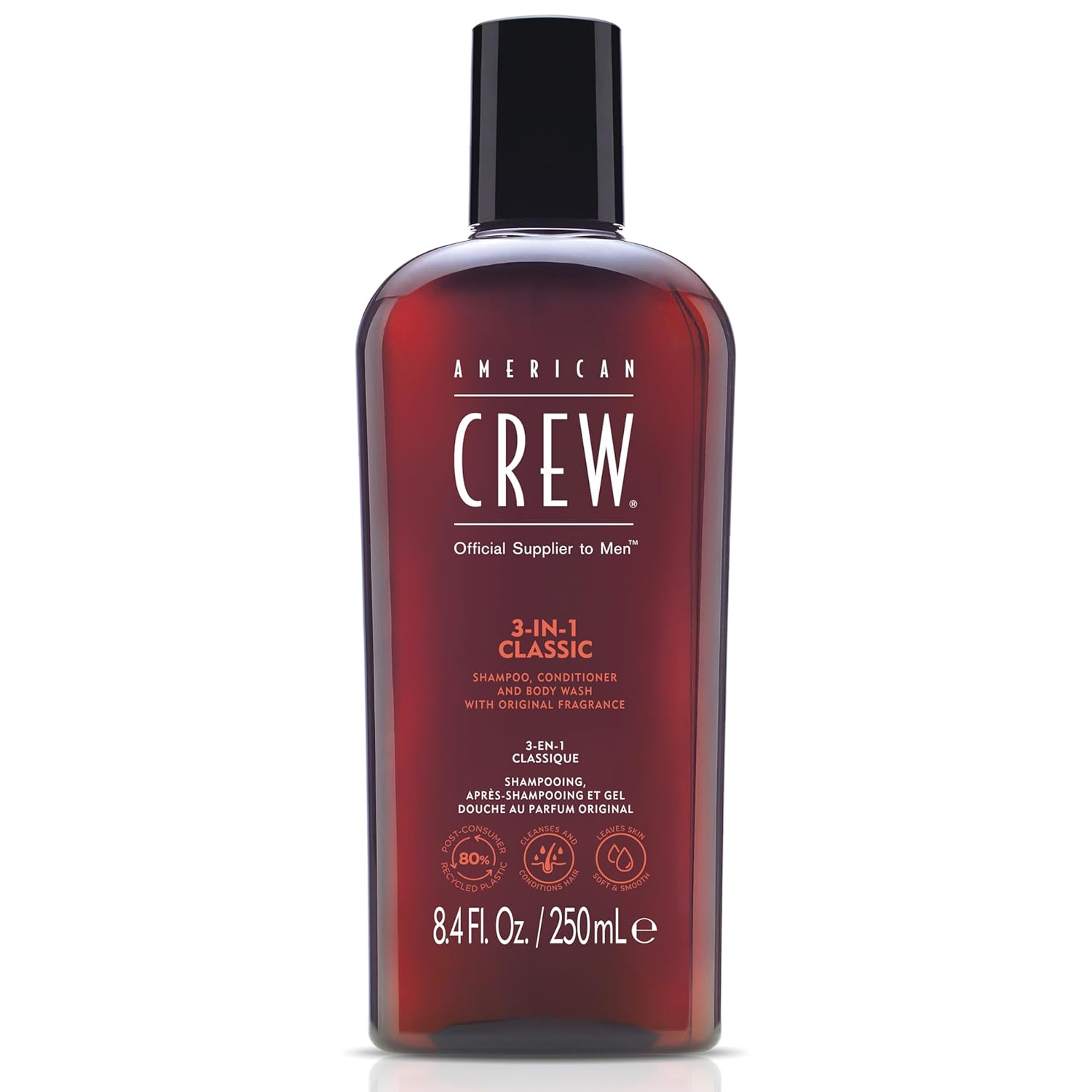 AMERICAN CREW - 3 az 1-ben sampon és tusfürdő