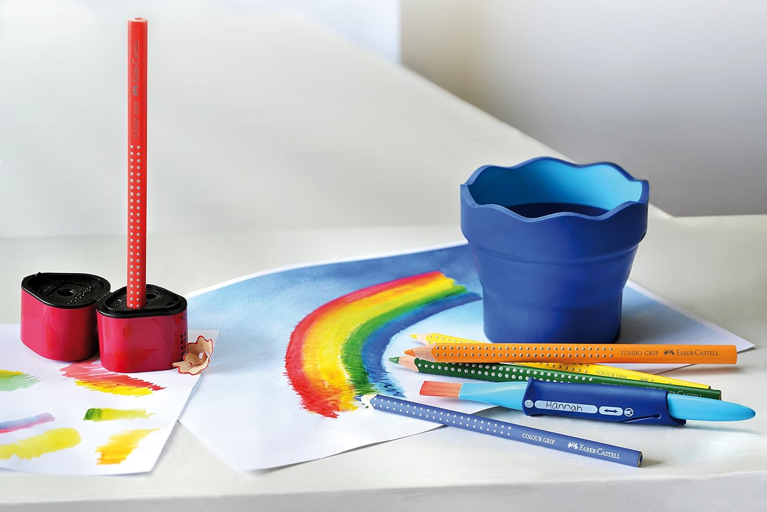 Faber-Castell | Megfizethető színes fogós ceruza – Halvány Geranium Lake | olcsó termékek a közelemben | Magyarországi online áruház | nemzetközi termékek