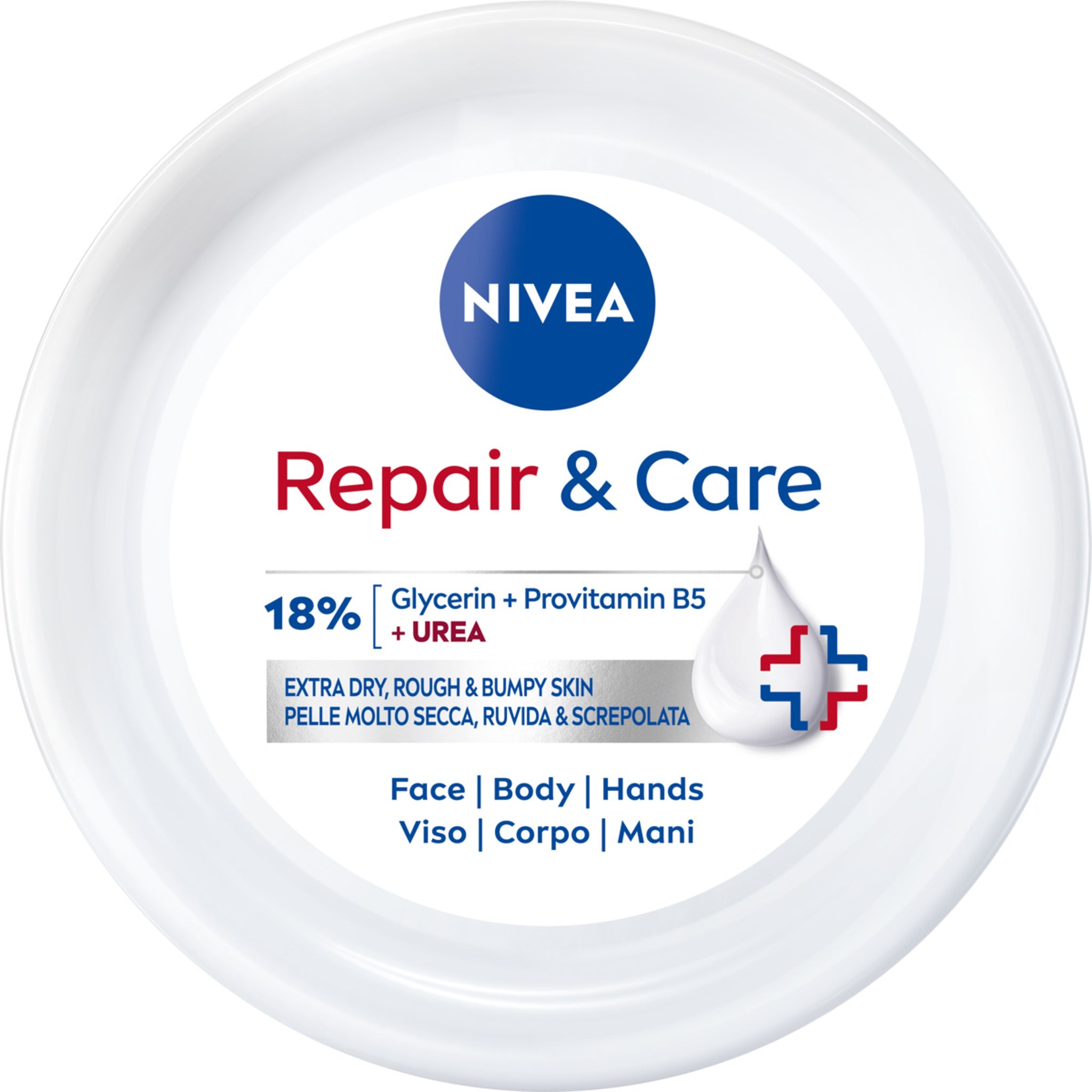 NIVEA Hidratáló és Regeneráló Krém Ureával 400 ml – Intenzív Ápolás Száraz és Extra Száraz Bőrre