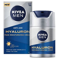 NIVEA MEN Hyaluron Anti-Wrinkle Arckrém SPF15 50 ml – Hidratáló és Ránctalanító Arcápolás Férfiaknak