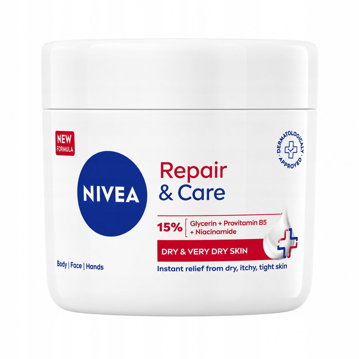 NIVEA Hidratáló és Regeneráló Krém Ureával 400 ml – Intenzív Ápolás Száraz és Extra Száraz Bőrre