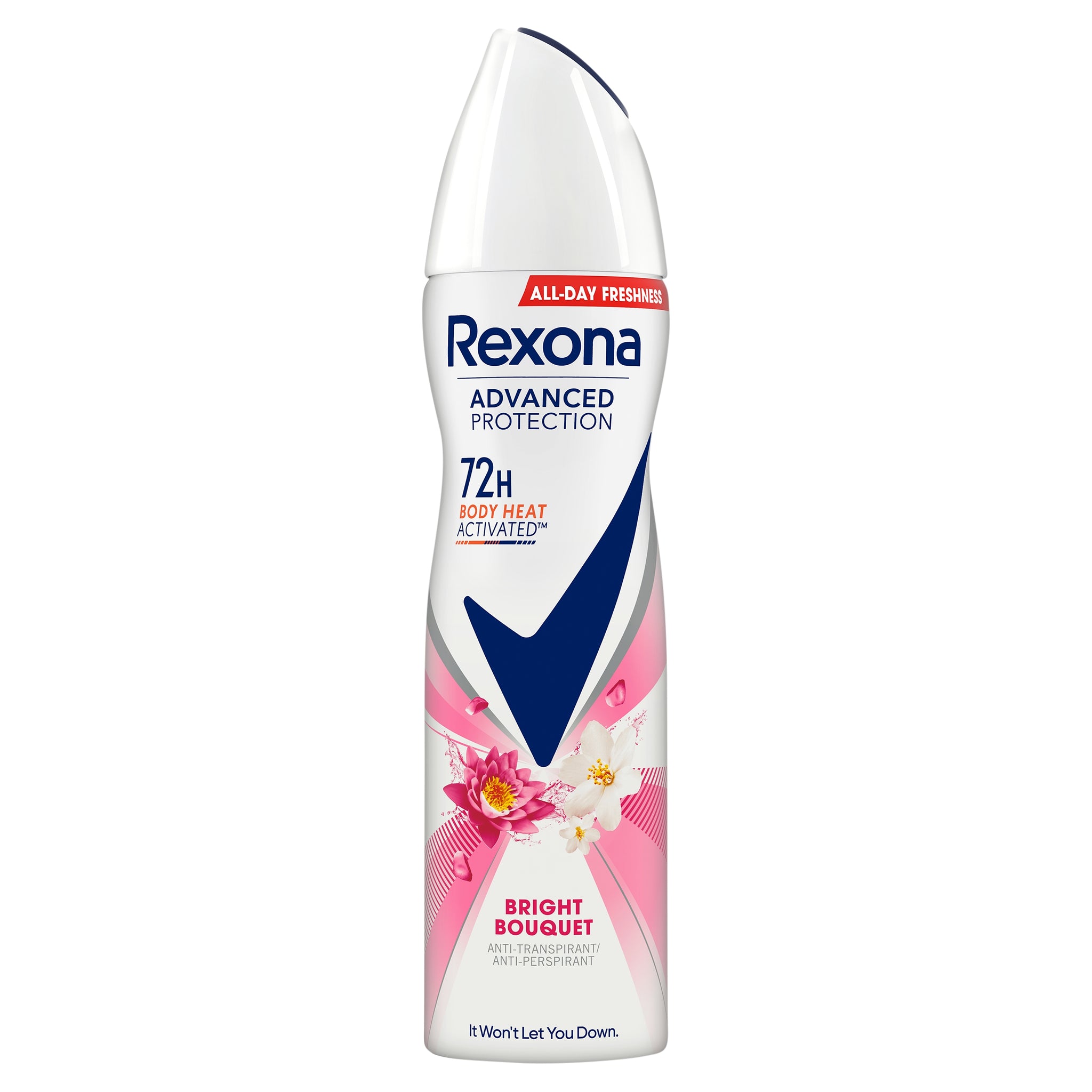 Rexona Advanced Protection Izzadásgátló Spray 150 ml – Fejlett Védelem az Izzadás és Testszag Ellen