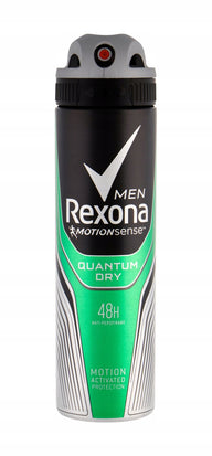 Rexona Men Quantum Dry Dezodor Spray Férfiaknak 150 ml – Akár 48 Órás Védelem és Hosszan Tartó Frissesség