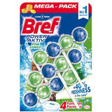 Bref Power Active 3x50 g – WC Illatosító és Tisztító Blokk