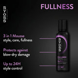 SYOSS Full Hair Hajhab 250 ml – Volumennövelő Hajhab a Dúsabb és Teltebb Hajért
