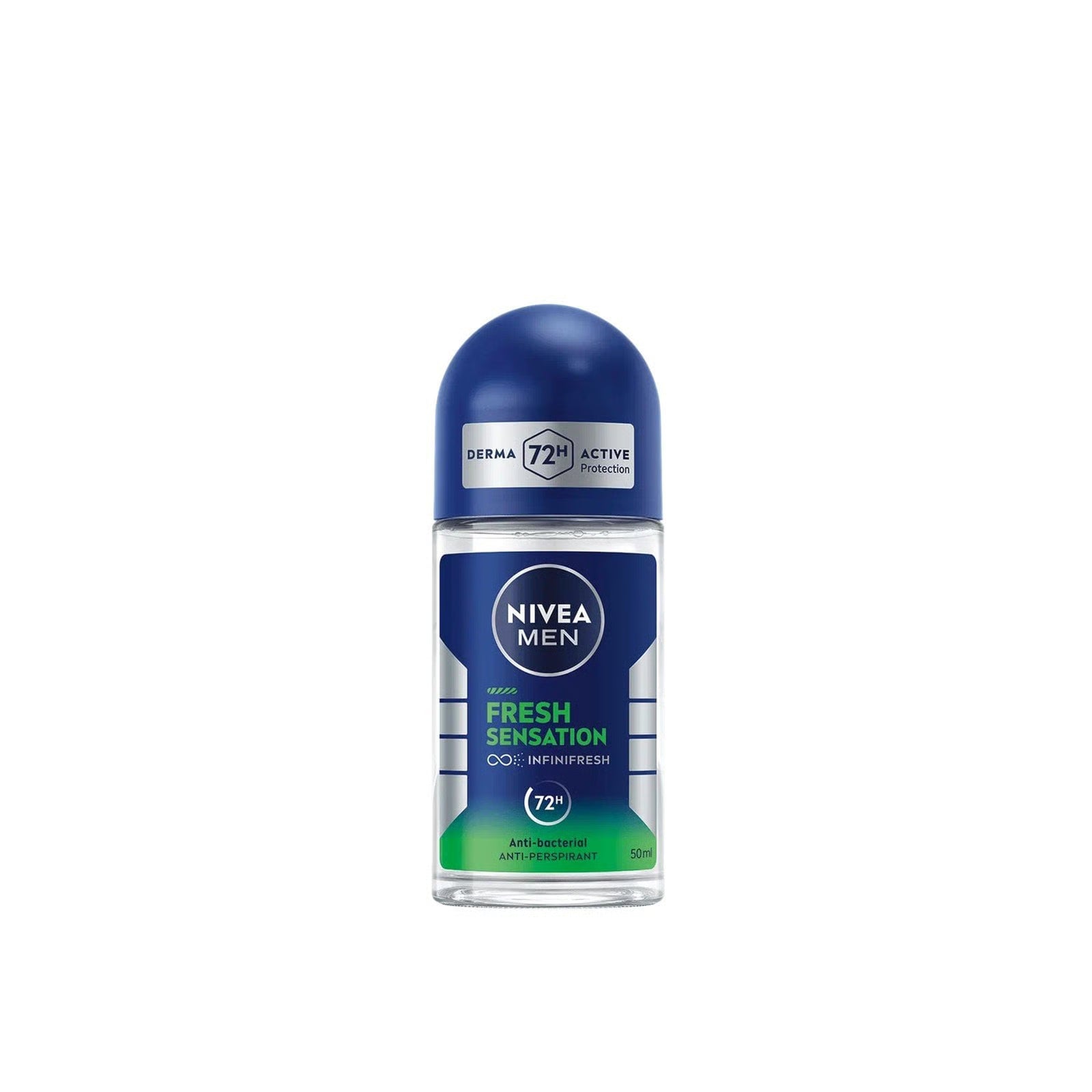 NIVEA Derma Control Defend 72h Izzadásgátló Golyós Dezodor Hialuronsavval 50 ml – Fejlett Védelem és Bőrápolás