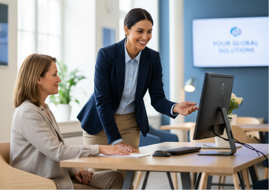 Polite Customer service